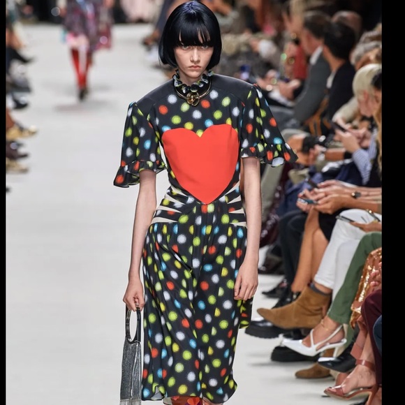 Paco Rabanne | Dresses | Paco Rabannepleated Printed Crepe De Chine ...